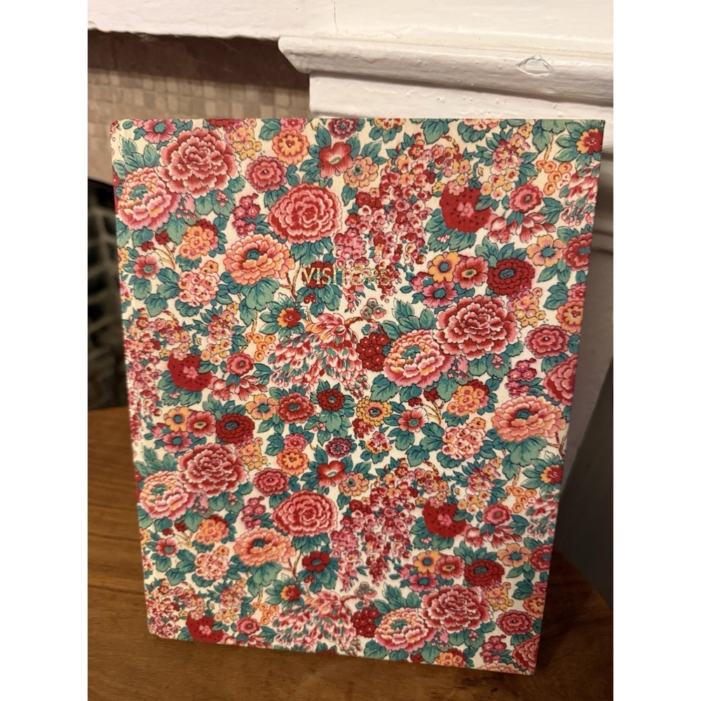 Vintage Liberty Of London Visitor Book Guest Reception Rental Sign In Unused
